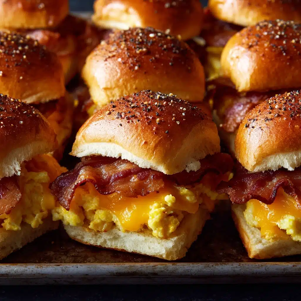 Crack Breakfast Sliders (Bacon Egg & Cheese) Recipe - Recipe Image