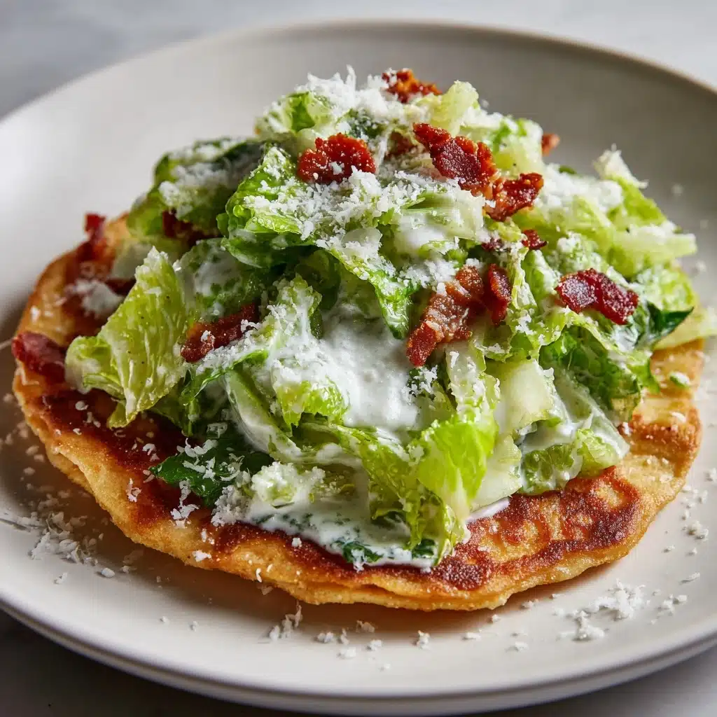 Smash Chicken Caesar Tacos Recipe
