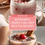 Cherry Earl Grey Milk Tea Recipe