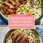 Zucchini Noodle Chicken Alfredo Recipe