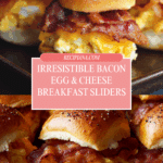 Crack Breakfast Sliders (Bacon Egg & Cheese) Recipe