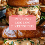 Easy Bang Bang Chicken Sliders Recipe