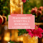 Peach Hibiscus Sunset Tea Recipe