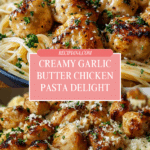 Chicken Bites with Creamy Parmesan Pasta Recipe