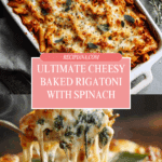 Baked Rigatoni Spinach Ricotta Recipe