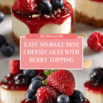 Philadelphia Mini No Bake Cheesecakes Recipe