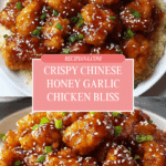Crispy Chinese Honey Garlic Chicken Recipe