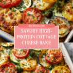 High-Protein Cottage Cheese Veggie Bake Recipe