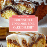 Cinnamon Roll Cake Recipe