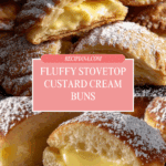 Stovetop Custard Cream Buns Recipe