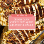 Creamy Cajun Chicken Orzo Recipe