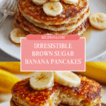 Brown Sugar Banana Pancakes Recipe