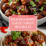 Honey Garlic Turkey Meatballs Recipe