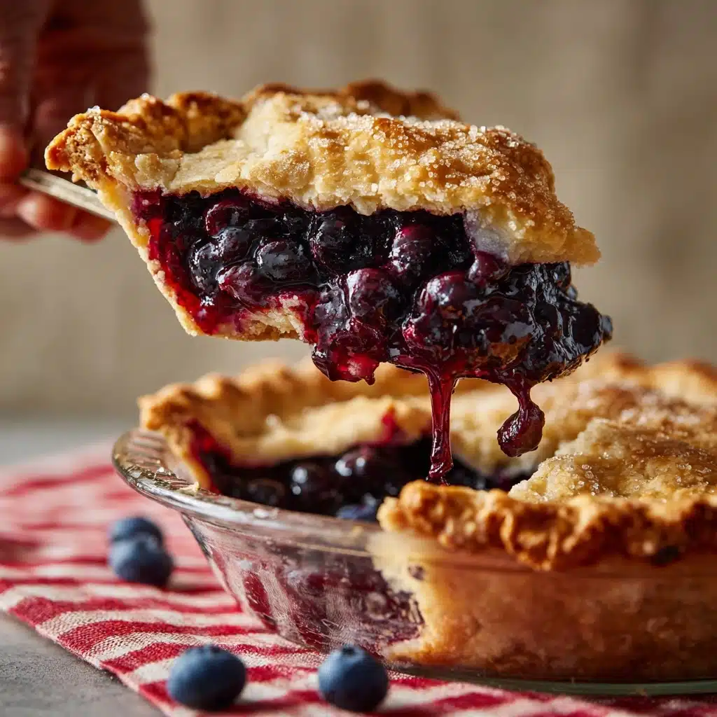 Homemade Blueberry Pie Recipe - Recipe Image