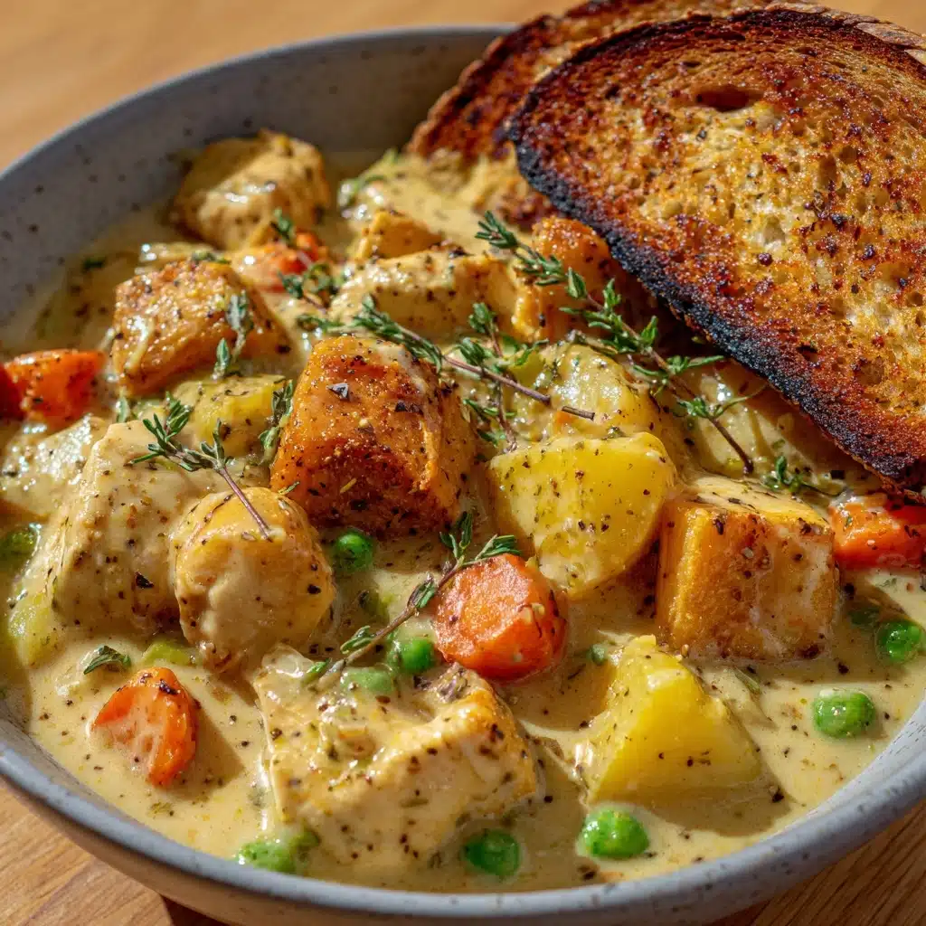 Slow Cooker White Wine Chicken Stew Recipe