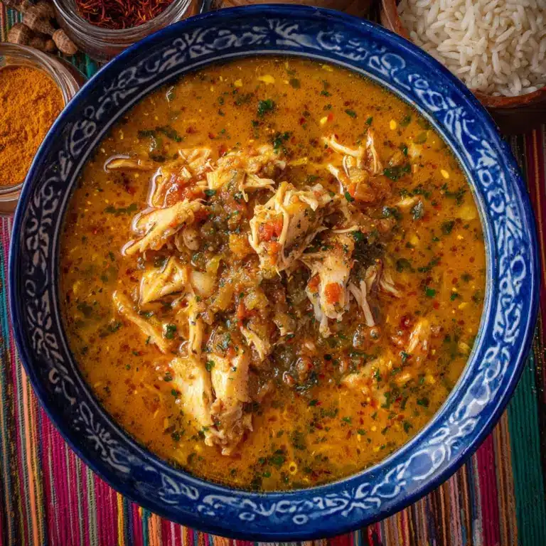 Arroz Caldoso de Pollo (Soupy Rice with Chicken) Recipe