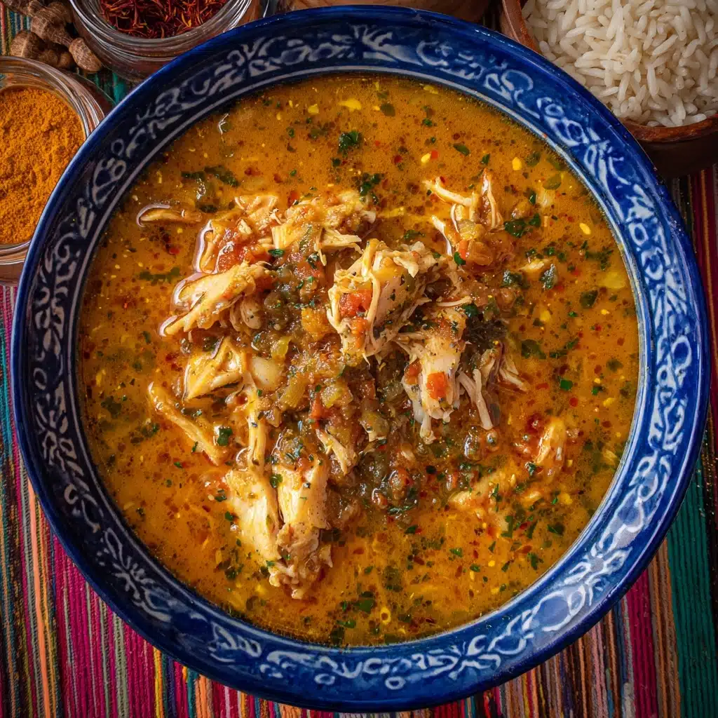 Arroz Caldoso de Pollo (Soupy Rice with Chicken) Recipe