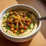 Slow Cooker Cauliflower Soup With Crispy Chickpeas Recipe