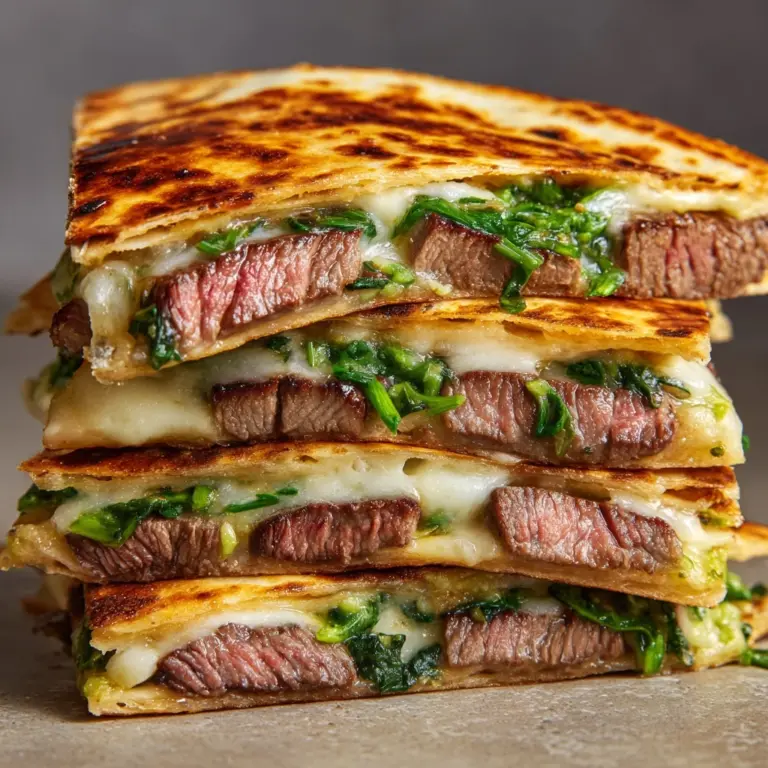 teak Quesadilla with Avocado Chimichurri Recipe