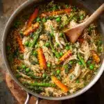 Slow-Cooker Quinoa Risotto with Carrots and Asparagus Recipe