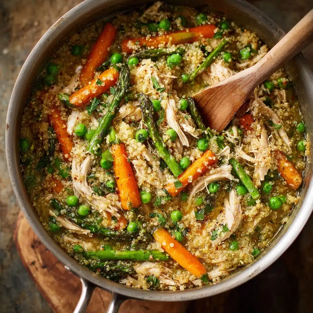 Slow-Cooker Quinoa Risotto with Carrots and Asparagus Recipe