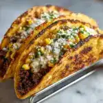 Street Corn Smash Burger Tacos Recipe