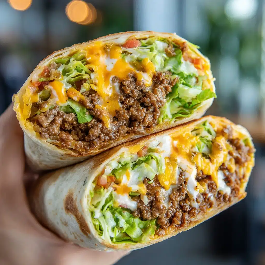 Big Mac Wraps Recipe - Recipe Image