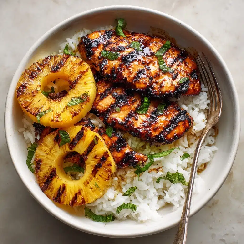 Hawaiian Chicken with Coconut Rice Recipe - Recipe Image
