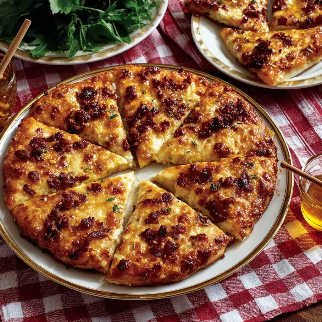 Honey Badger Pizza with Easy Homemade Crust Recipe