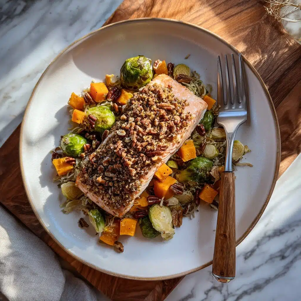 Sheet Pan Maple Pecan Salmon Recipe - Recipe Image