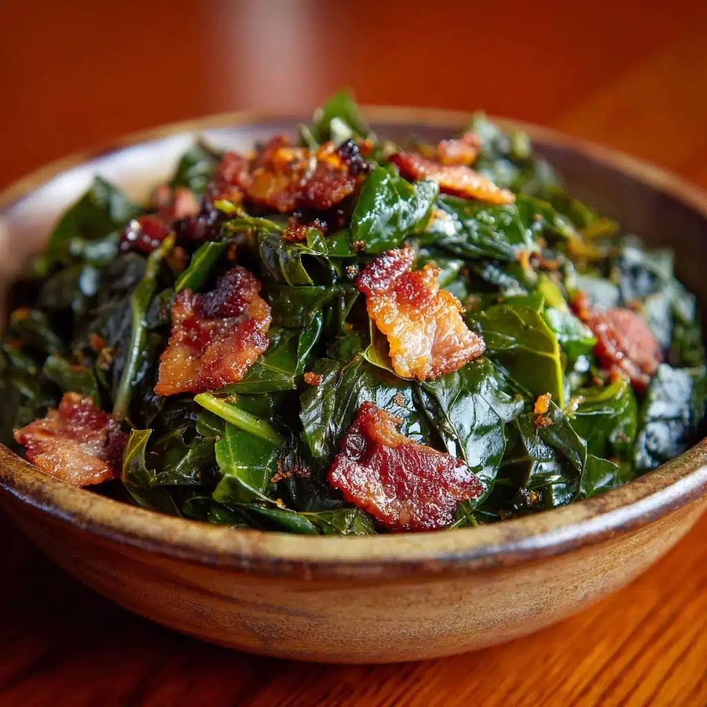 Cook Collard Greens with Bacon Perfectly Recipe - Recipe Image