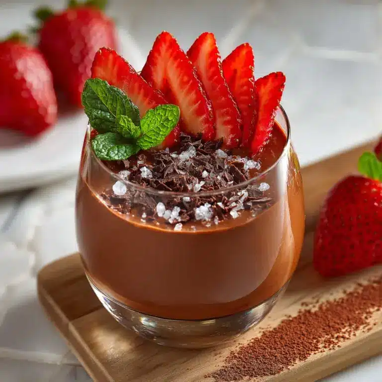 Healthy Protein Chocolate Mousse (3 Ingredients) Recipe