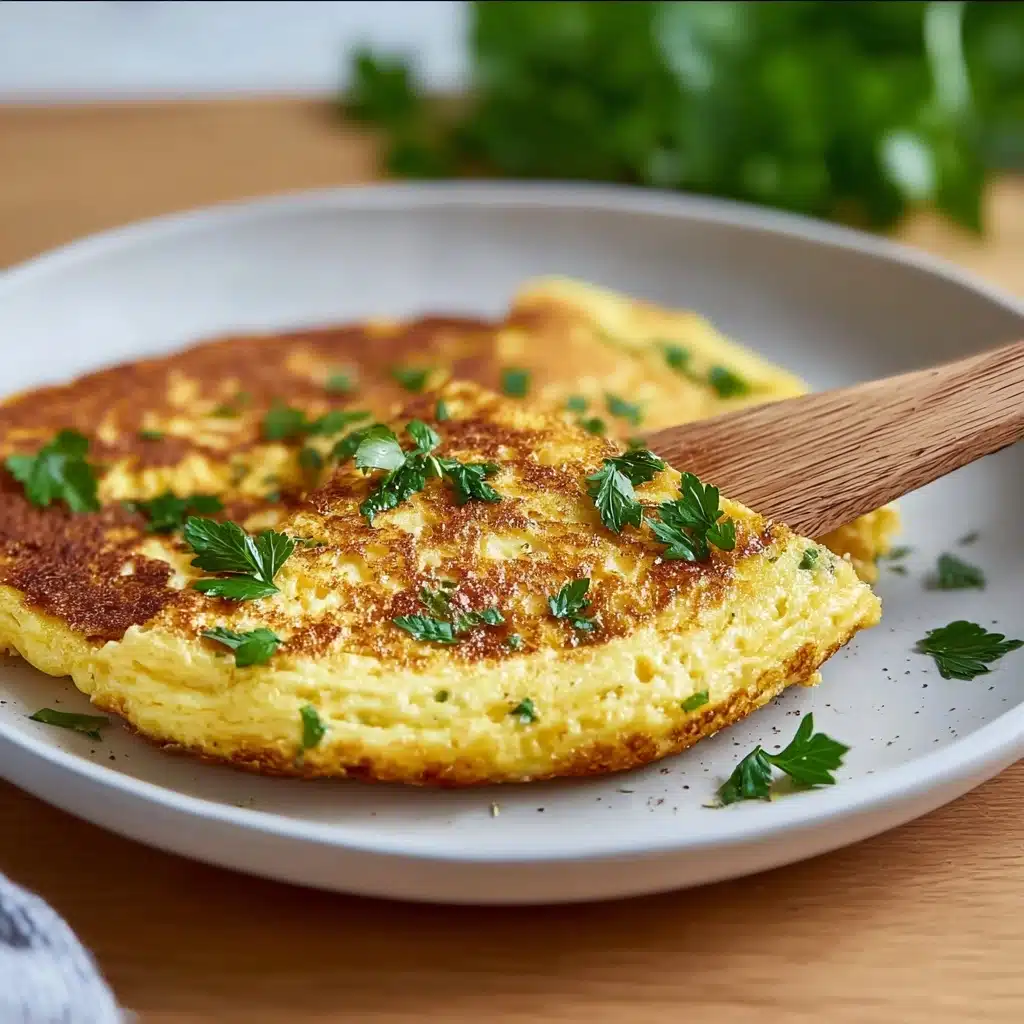 Simple Vegan Chickpea Omelette Recipe - Recipe Image