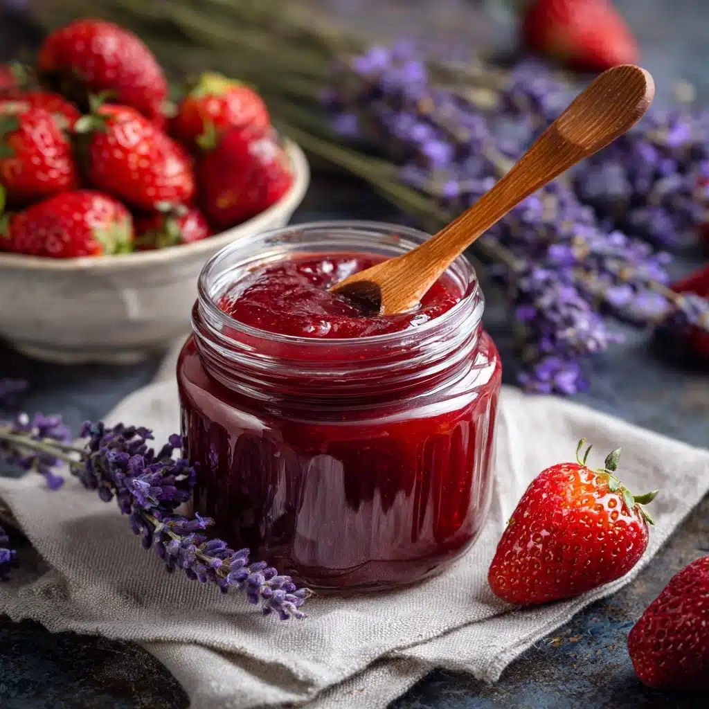 Strawberry-Lavender Jam Recipe - Recipe Image