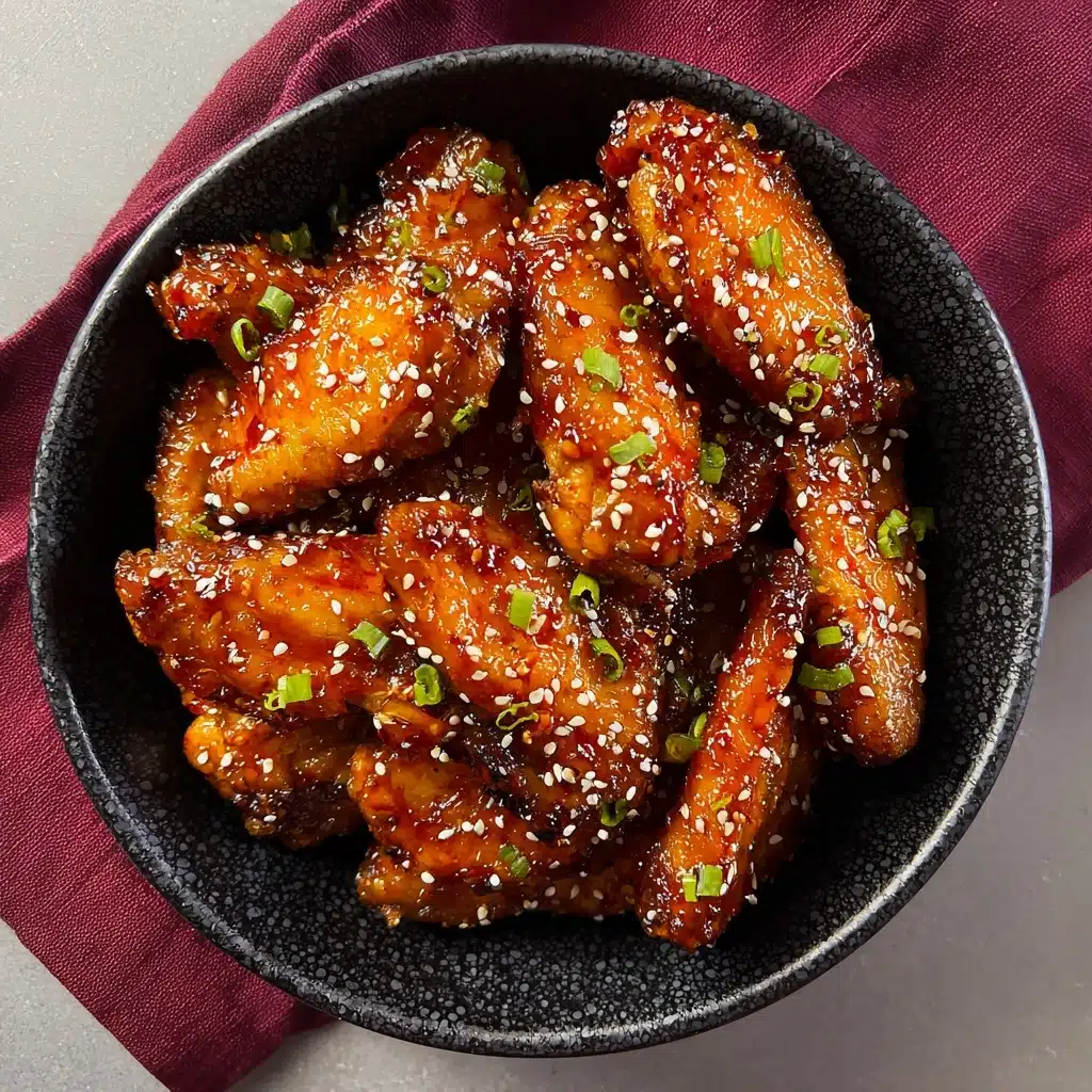 Honey Garlic Chicken Wings Recipe