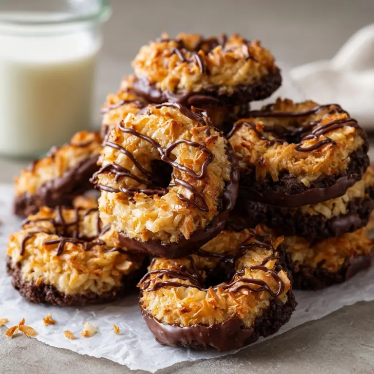 Samoas Cookies (Girl Scout Copycat) Recipe