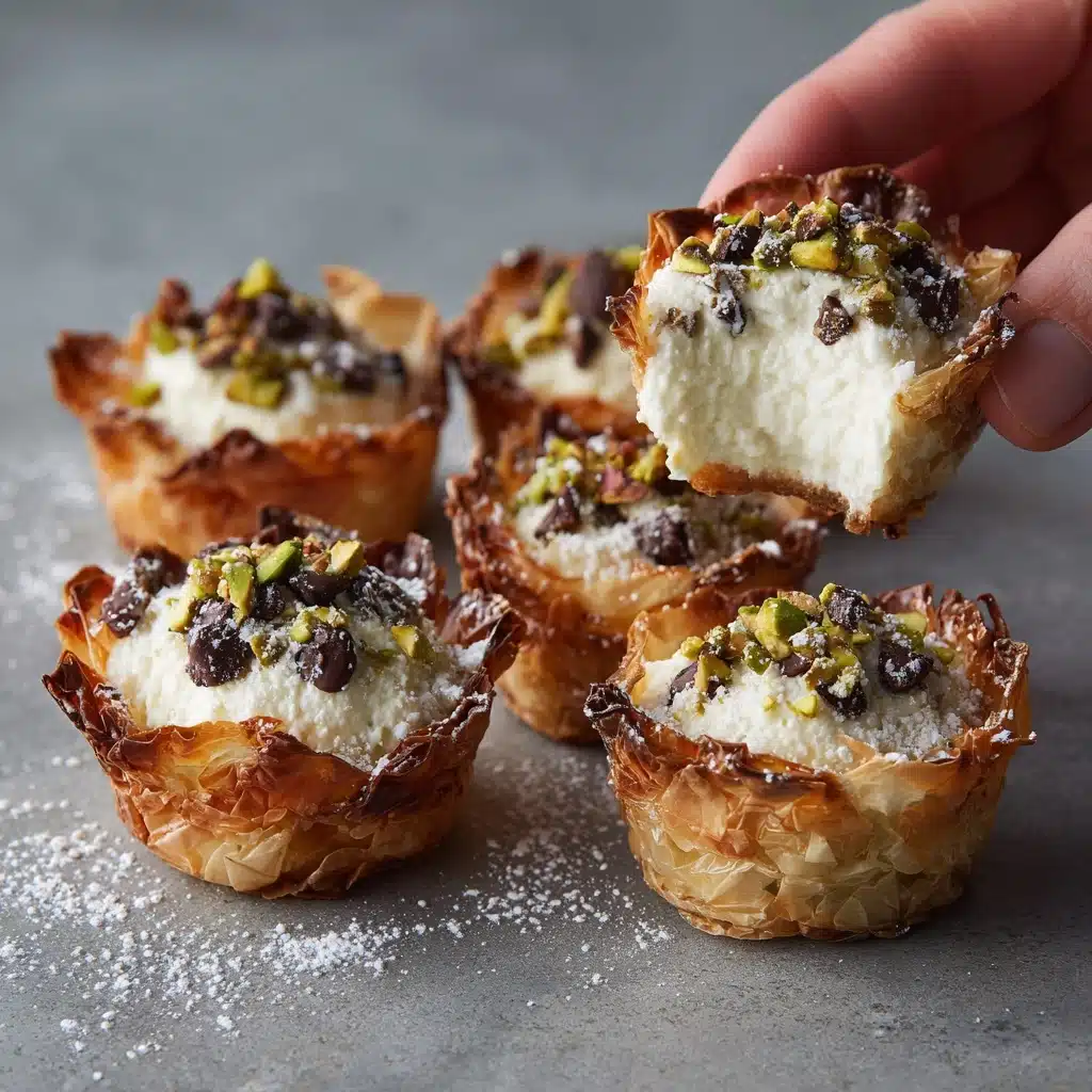 Mini Phyllo Cannoli Bites Recipe