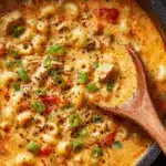 Creamy Cajun Chicken Pasta Soup Recipe