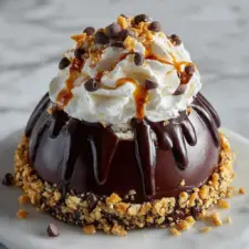 Brownie Ice Cream Bombes Recipe