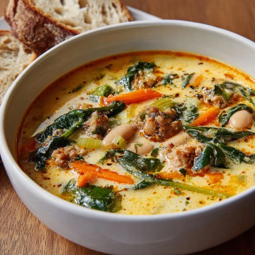 Tuscan White Bean Soup Recipe - Recipe Image