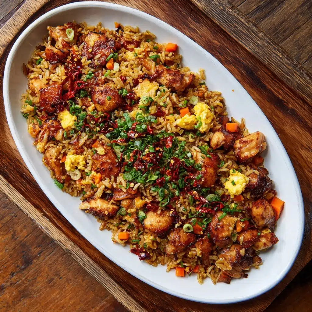 BBQ Chicken Fried Rice Recipe - Recipe Image