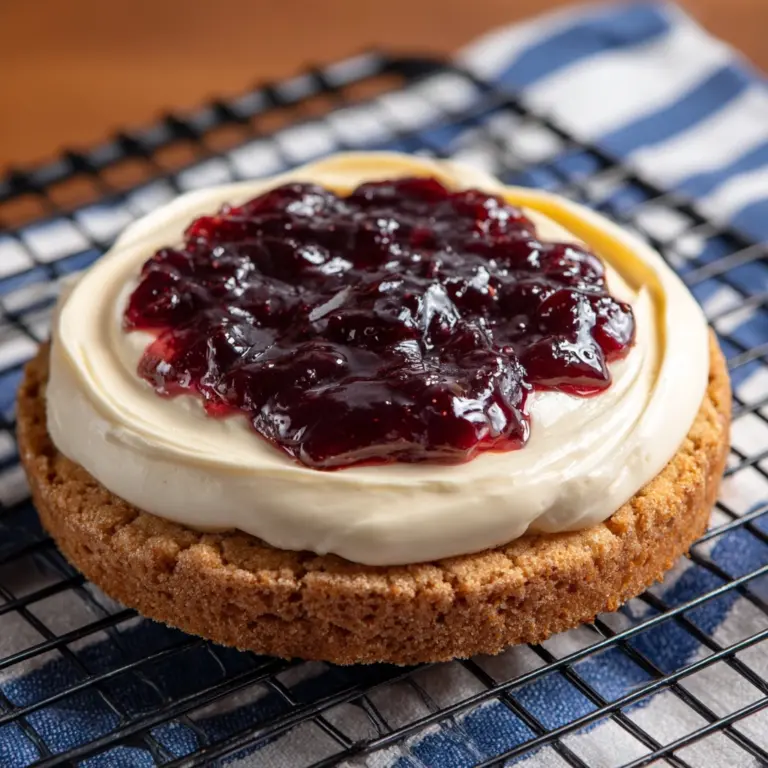 Copycat Crumbl Blueberry Cheesecake Cookie Recipe