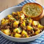 Ground Beef and Potatoes Skillet Recipe