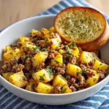 Ground Beef and Potatoes Skillet Recipe