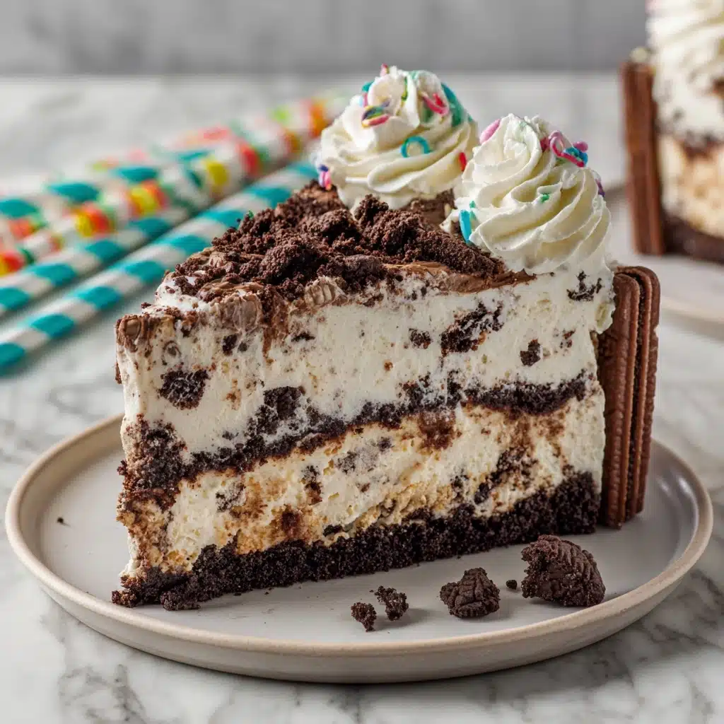Easy Oreo Ice Cream Cake Recipe - Recipe Image