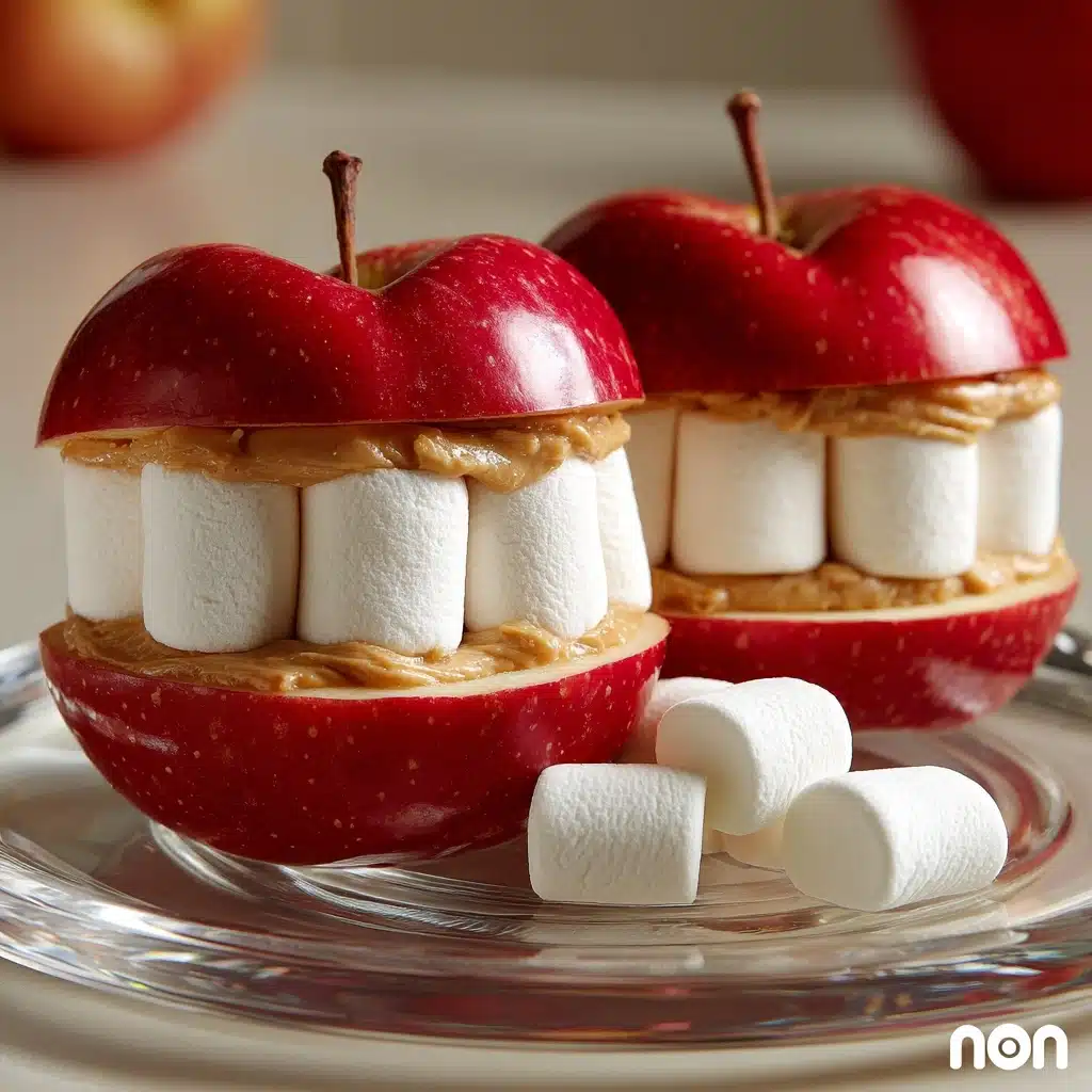 Fun Birthday Party Snack Ideas / Apple Smiles Recipe