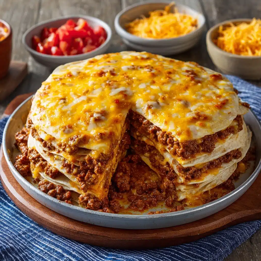 Easy Layered Taco Bake Recipe