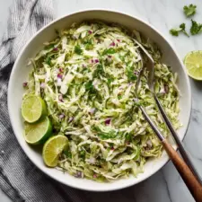 5 Minute Cilantro Lime Slaw Recipe