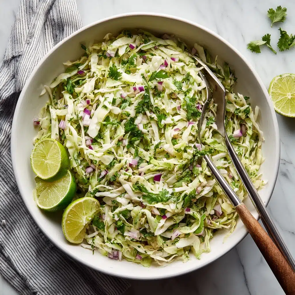 5 Minute Cilantro Lime Slaw Recipe
