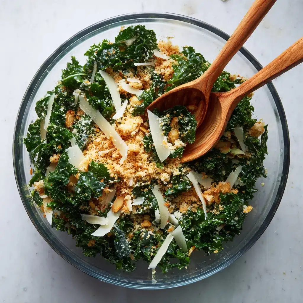 Lemon Parmesan Kale Salad Recipe - Recipe Image